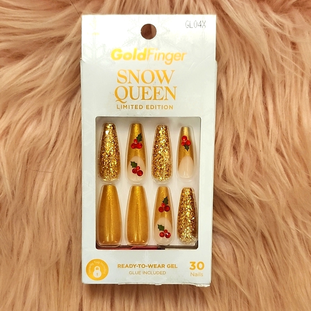 Brand New GOLDFINGER FALSE NAILS-XL